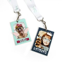 Mini Photo Name Badges by Wendy Cuskey for Sizzix