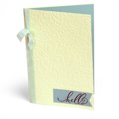 Embossed Hello Card by Cara Mariano for Sizzix