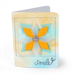 Smile Flowers Card by Suzanne Sergi for Sizzix