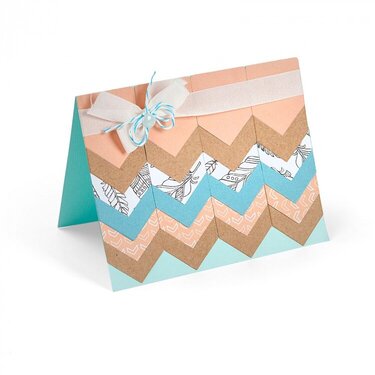 Banners into Chevrons Card by Janette Daneshmand