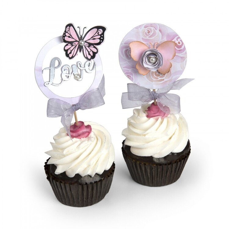 Love and Butterflies Cake Toppers