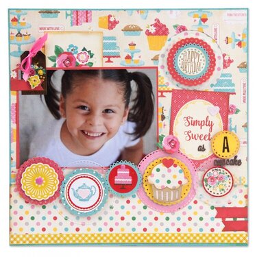 Simply Sweet Scrapbook Page