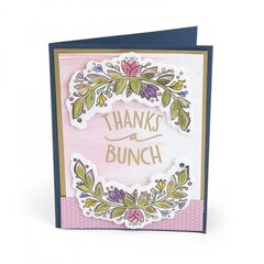 Thanks a Bunch Flower Vine Card #2