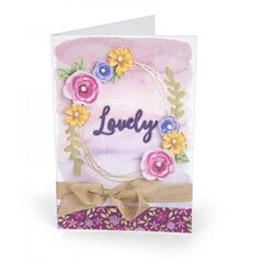Lovely Layered Flowers Card #2