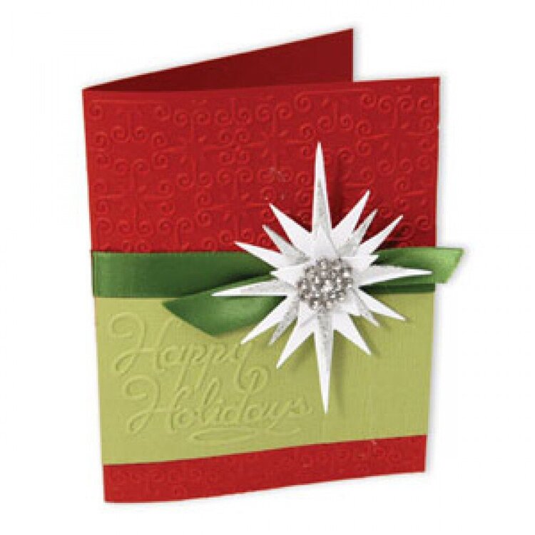 Embossed Happy Holidays Card #2 by Cara Mariano