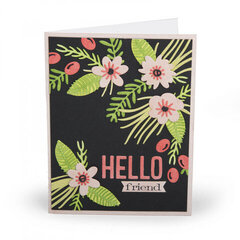 Hello Friend Flowers Card