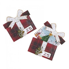 Red Plaid Gift Card Holder