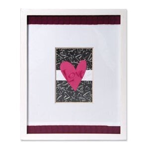 Embossed Hearts &amp; Dots Frame by Deena Ziegler