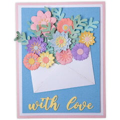 Flowers with Envelope