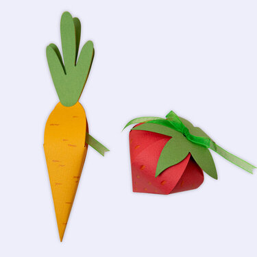Carrot and Stawberry Box