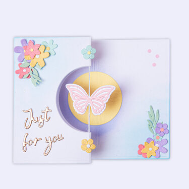 Butterfly Spinner Card