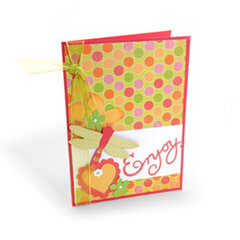 Enjoy Dragonfly and Heat Card by Deena Ziegler