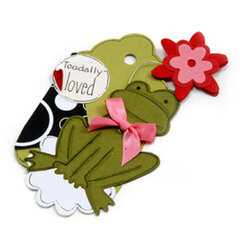Toad-ally Loved Frog Tag - Debi Adams