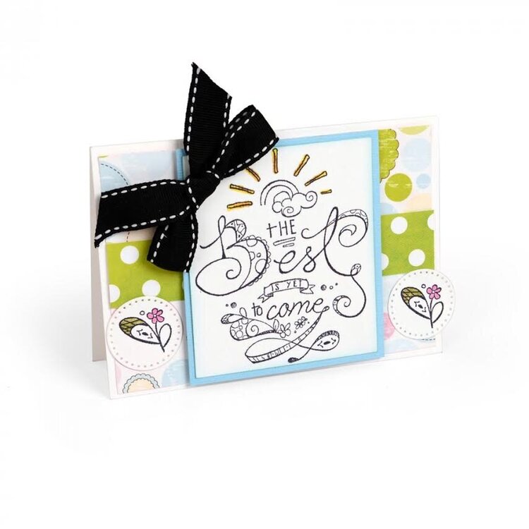 Some inspiration for what you could make with the Amazing 108 Pc Card Making Bundle from Sizzix