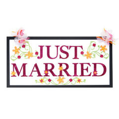 Just Married Sign