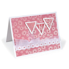Hi Banner featuring the Sizzix Framelits Banners,Pennant Set