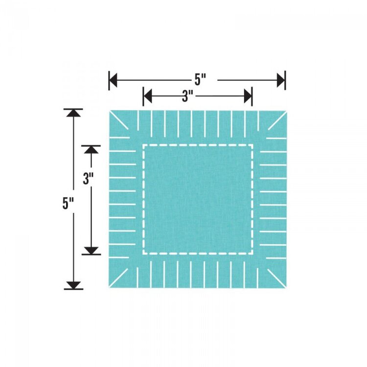 Sizzix Rectangle and Square Rag Quilting Dies