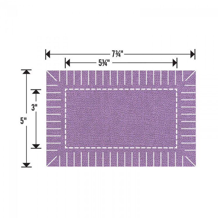 Sizzix Rectangle and Square Rag Quilting Dies