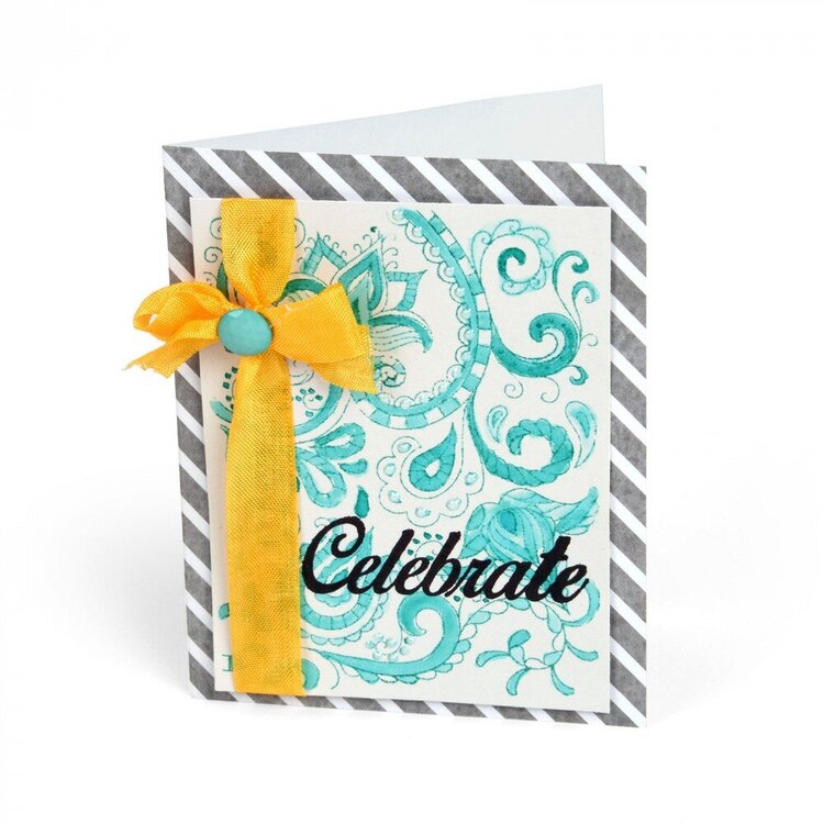 Celebrate Swirls Card