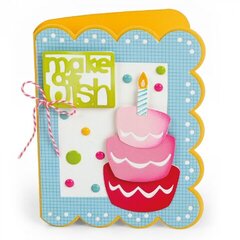 Make a Wish Cake Cards featuring 13 pk Cake Triplits Die Set