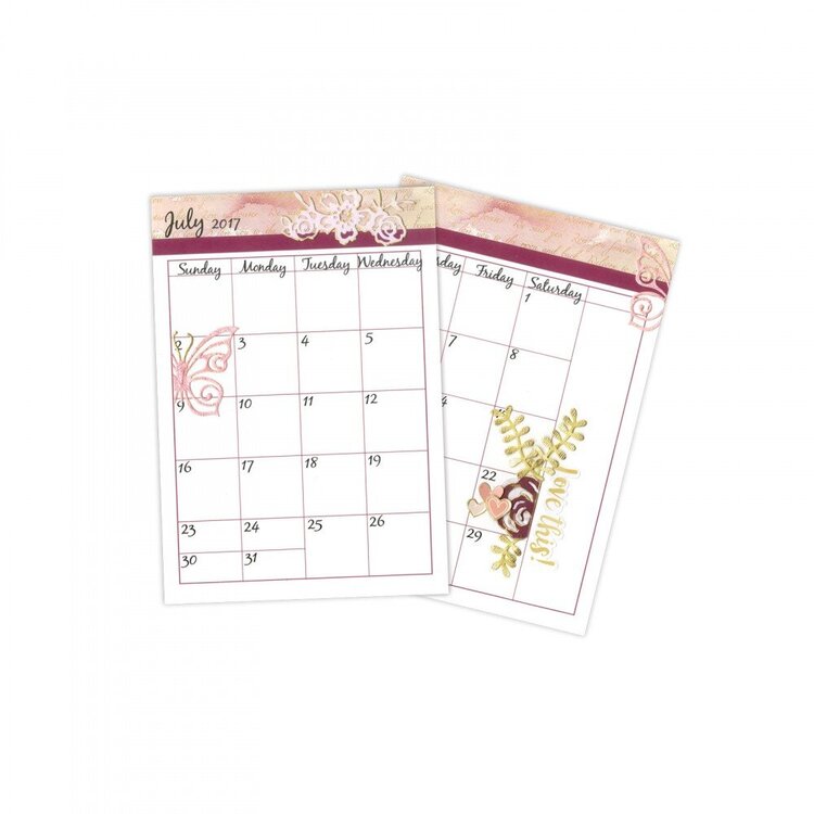 Create Your Own Wedding Calendar Pages