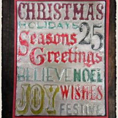 Tim Holtz 2011 12 Tags of Christmas - Tag 6 alternate Project