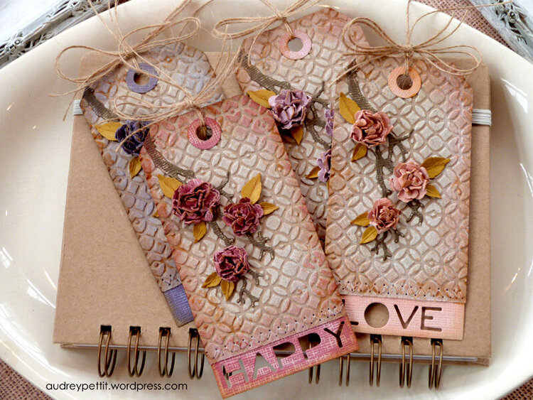 DIY Tags from Audrey Pettit for Sizzix