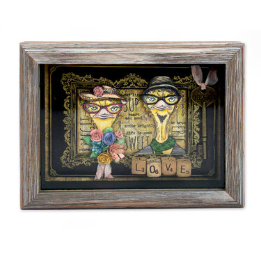 LOVE Hipster Ostrich Frame