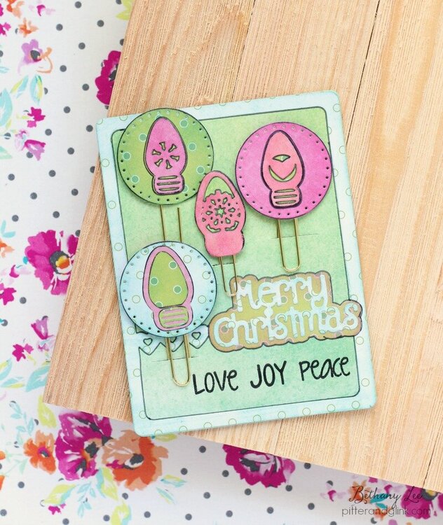 These Mini Christmas Planner Clips Are The Perfect DIY Gift by Bethany Lee for Sizzix