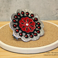DIY Barrette by Tami Mayberry for Sizzix