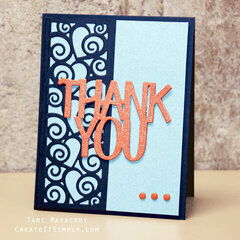 Thank You by Tami Mayberry for Sizzix