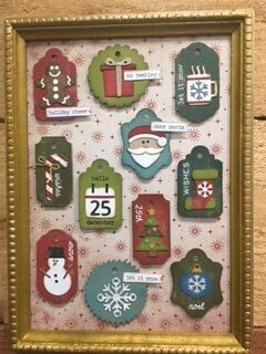 Christmas Framed Tags