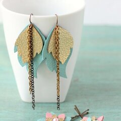 DIY Earrings and Hair Clips by Bethany Lee for Sizzix