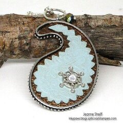 DIY Jewelry - The Perfect Paisley Pendant by Jeanne Streiff for Sizzix