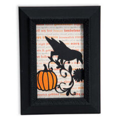 Pumpkin & Crow Frame by Beth Reames
