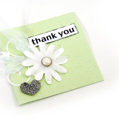 Floral Thank You Card