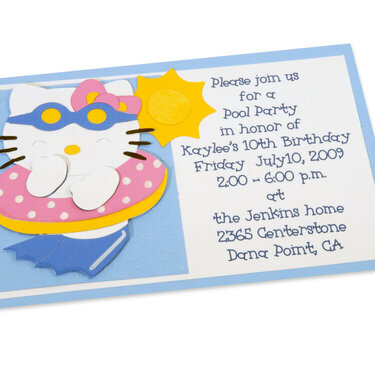 Swim Party Invitation