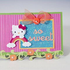 Sweet Hello Kitty card