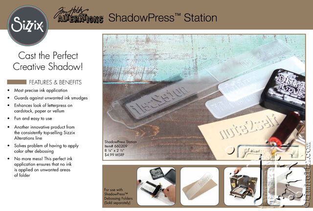 Have You Seen the New ShadowPress Station from Tim Holtz for Sizzix?