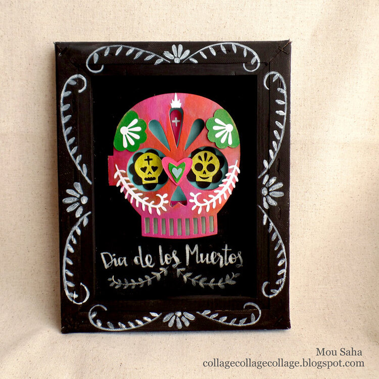 Celebrate Dia de los Muertos With This Beautiful Sugar Skull Make! by Mou Saha for Sizzix