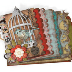 Caged Bird Mini Album by Tim Holtz