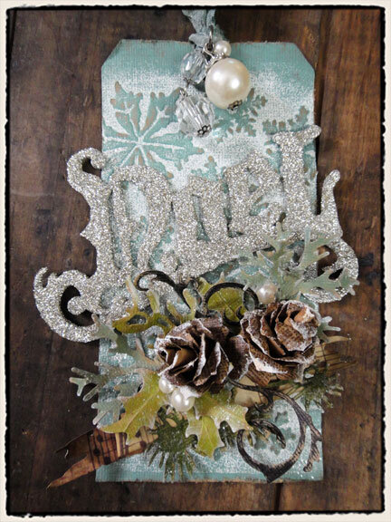 Tim Holtz 2011 12 Tags of Christmas - Tag 1