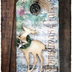 Tim Holtz 2011 12 Tags of Christmas - Tag 2