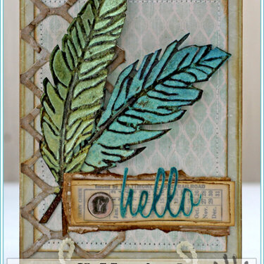 Hello Card by Tammy Tutterow