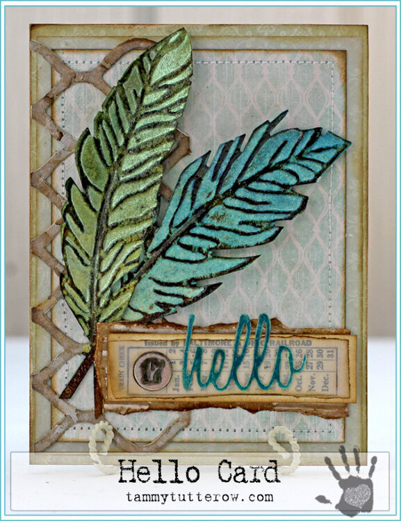 Hello Card by Tammy Tutterow