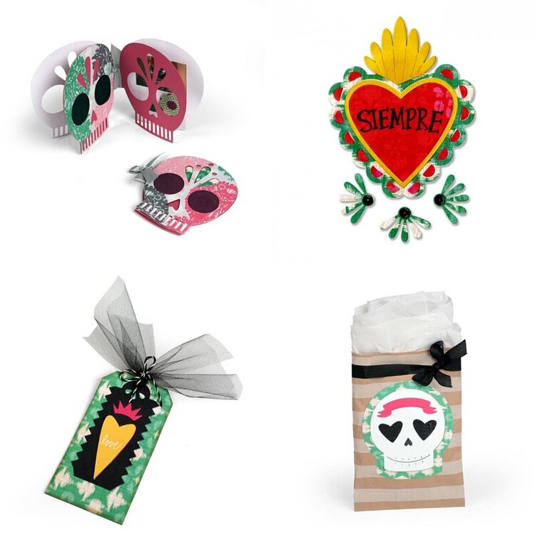 New Crafty Chica&#039;s Day of the Dead Collection from Sizzix