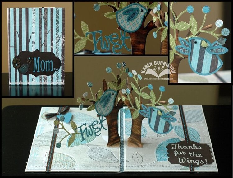 Pop Up Mother&#039;s Day Card by Karen Burniston