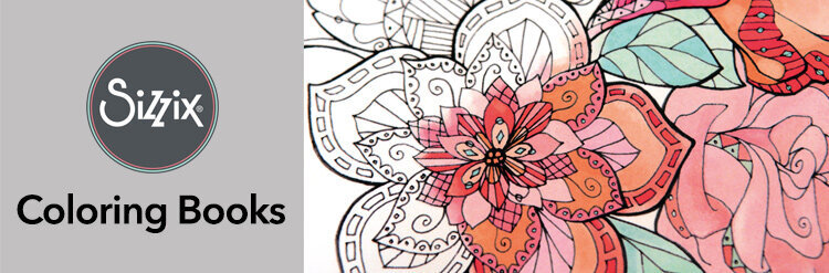 New Sizzix Coloring Books