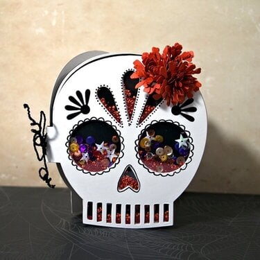 Celebrate Dia de los Muertos With This Sweet Sugar Skull Shaker! by Jan Hobbins for Sizzix