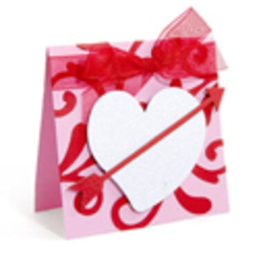 Heart and Arrow Valentine&#039;s Card